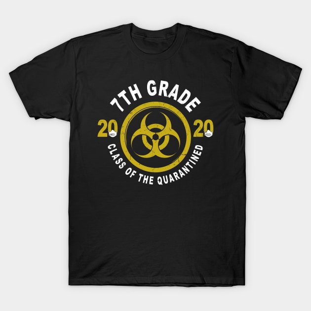 7th Grade 2020 Class Of The Quarantined Graduation T-Shirt by KiraT